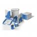 Durable ECO Recycled Plastic Stackable Document Letter Tray - 6 Pack - A4+ Blue 775606