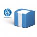 Durable ECO 800 Sheet Note Box Memo Pad - Blue Angel Certified - 6 Pack - Blue 775806