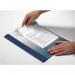 The photo shows a pack of 5 Durable POCKETFIX Self-Adhesive Clear Label Sleeve Pockets in A5 size. These durable filing accessories are made to last, with a clear, self-adhesive design that allows for easy labeling and organization. Each pocket is sleek and compact, making them perfect for any workspace.