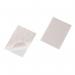 The image shows 5 durable POCKETFIX self-adhesive clear label sleeve pockets, each measuring A5 size. These filing accessories are perfect for organizing and labeling important documents with their strong adhesive and protective clear sleeves.