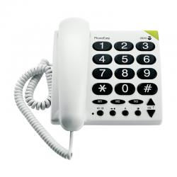 Cheap Stationery Supply of Doro Big Button Telephone White 311C DRO02685 Office Statationery