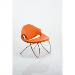 Cheap Stationery Supply of Beau Visitor Chair Orange With Arms Office Statationery