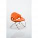 Beau Visitor Chair Orange With Arms BR000017