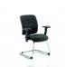 Chiro Medium Cantilever Chair Black With Arms  BR000026