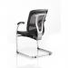 Mirage Cantilever Chair Black Mesh With Arms BR000092