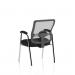 Portland Visitor (Straight Leg) Black Fabric Black Mesh Back With Arms BR000115