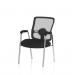 Portland Visitor (Straight Leg) Black Fabric Black Mesh Back With Arms BR000115