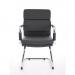 Advocate Visitor Chair Black Bonded Leather With Arms BR000206