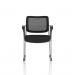 Brunswick Deluxe With Arms Chrome Frame Mesh Back Black Seat BR000220