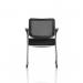 Brunswick Deluxe With Arms Chrome Frame Mesh Back Black Seat BR000220