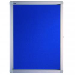 Cheap Stationery Supply of Display Case ECO Outdoor 4xDIN A4 53x70.4x4.5cm Felt Blue Office Statationery