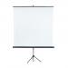The Franken GmbH Projector Screens Tripod Projection Screen X-tra.Line Format 1:1 Screen Size 180 x 180 CM FR0381 features a sturdy tripod stand and a crisp white screen measuring 180 x 180 cm. The sleek black frame and seamless surface provide the perfect canvas for high-quality presentations and movies.