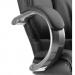 Galloway Cantilever Chair Black Leather With Arms KC0119