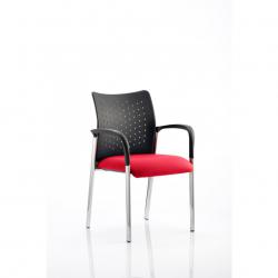 Cheap Stationery Supply of Academy Bespoke Colour Seat With Arms Post Box Red Office Statationery