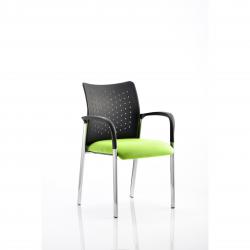 Cheap Stationery Supply of Academy Bespoke Colour Seat With Arms Lime Office Statationery
