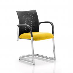 Cheap Stationery Supply of Academy Cantilever Bespoke Colour Seat Senna Yellow Office Statationery