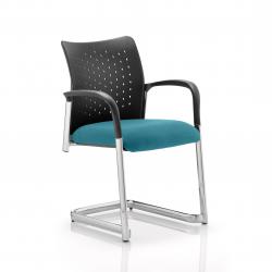 Cheap Stationery Supply of Academy Cantilever Bespoke Colour Seat Maringa Teal Office Statationery