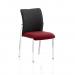 Academy Black Fabric Back Bespoke Colour Seat Without Arms Ginseng Chilli KCUP0046
