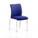 Academy Bespoke Colour Fabric Back With Bespoke Colour Seat Without Arms Admiral Blue KCUP0051
