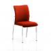 Academy Bespoke Colour Fabric Back With Bespoke Colour Seat Without Arms Orange KCUP0052