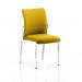 Academy Bespoke Colour Fabric Back With Bespoke Colour Seat Without Arms Yellow KCUP0053