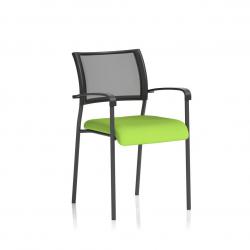 Cheap Stationery Supply of Brunswick Bespoke Colour Seat Black Frame Myrrh Green Office Statationery