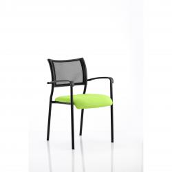 Cheap Stationery Supply of Brunswick Bespoke Colour Seat Black Frame Myrrh Green Office Statationery