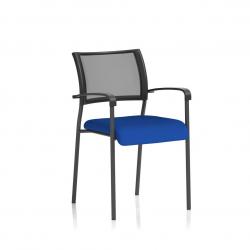 Cheap Stationery Supply of Brunswick Bespoke Colour Seat Black Frame Stevia Blue Office Statationery