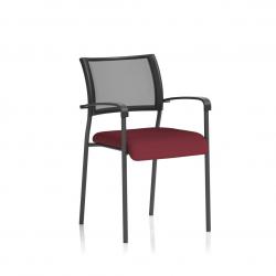 Cheap Stationery Supply of Brunswick Bespoke Colour Seat Black Frame Ginseng Chilli Office Statationery