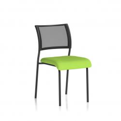Cheap Stationery Supply of Brunswick No Arm Bespoke Colour Seat Black Frame Myrrh Green Office Statationery
