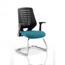 Cheap Stationery Supply of Relay Cantilever Bespoke Colour Black Back Teal Office Statationery