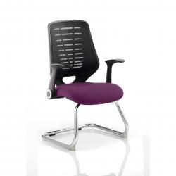 Cheap Stationery Supply of Relay Cantilever Bespoke Colour Black Back Purple Office Statationery