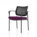 Brunswick Deluxe Mesh Back Black Frame Bespoke Colour Seat Tansy Purple With Arms KCUP1595
