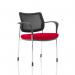 Brunswick Deluxe Mesh Back Chrome Frame Bespoke Colour Seat Bergamot Cherry With Arms KCUP1596