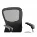 Stealth Shadow Ergo Posture Visitor Black Cantilever Chair Mesh Seat And Mesh Back With Arms PO000022