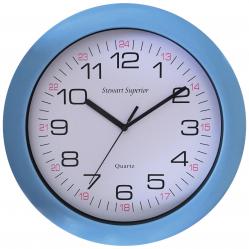 Cheap Stationery Supply of Blue Acrylic Cased Clock Office Statationery