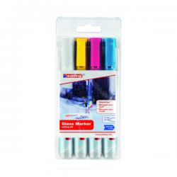 Cheap Stationery Supply of Edding 95 Glass Markers Assorted with White (Pack of 4) 4-95-5-099 ED03990 Office Statationery