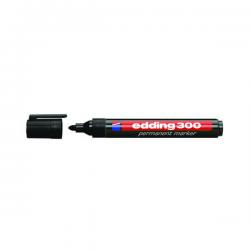 Cheap Stationery Supply of Edding 300 Permanent Bullet Tip Marker Black (Pack of 10) 300-001 ED06285 Office Statationery