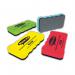 Show-me Magnetic Whiteboard Eraser Assorted (4 Pack) MWE4 EG60379