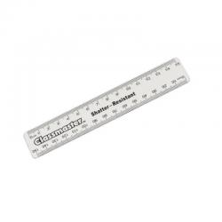 Cheap Stationery Supply of Classmaster Shatter Resistant Ruler 15cm Clear (Pack of 100) R15C EG69924 Office Statationery