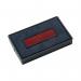 This photo shows a pack of two COLOP Stamp Pads in the colors blue and red. The pads have a rectangular shape and are designed for use with the COLOP E2002 Replacement Ink Pad. The packaging is labeled with the product name and brand.