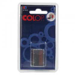 Cheap Stationery Supply of COLOP E/10/2 Replacement Ink Pad Blue/Red (Pack of 2) E/10/2 EM30491 Office Statationery