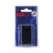 The COLOP Stamp Pads COLOP E40 Replacement Ink Pad Black (Pack of 2) E40BK EM30508 features two compact, rectangular ink pads in classic black color. The surface of the pads is smooth and evenly saturated, providing crisp and clean imprints with every use.