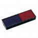 COLOP E/12/2 Replacement Ink Pad Blue/Red (Pack of 2) E/12/2