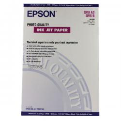 Cheap Stationery Supply of Epson White Photo Inkjet Paper A3+ (Pack of 100) C13S041069 EP41069 Office Statationery