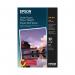 The picture shows a pack of 50 Epson Matte Inkjet Paper sheets, each measuring A4 and weighing 167gsm. The heavyweight paper has a smooth texture and is designed for printing high-quality photos. It is manufactured by Epson and is labeled as C13S041256 on the packaging.