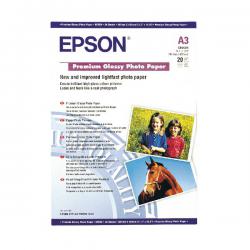 Cheap Stationery Supply of Epson A3 Premium Glossy Photo Paper 255gsm (Pack of 20) C13S041315 Office Statationery