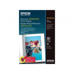 Cheap Stationery Supply of Epson A4 Premium Semi-Gloss Photo Paper (Pack of 20) C13S041332 Office Statationery