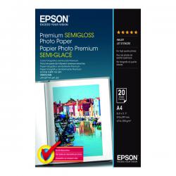 Cheap Stationery Supply of Epson A4 Premium Semi-Gloss Photo Paper (Pack of 20) C13S041332 Office Statationery