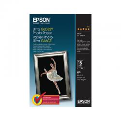 Cheap Stationery Supply of Epson Ultra Glossy Photo A4 Paper (Pack of 15) C13S041927 EP41927 Office Statationery